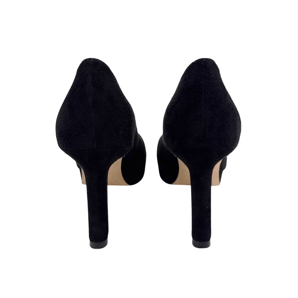 Stuart Weitzman Larsa Suede Platform Pump In Blac… - image 5
